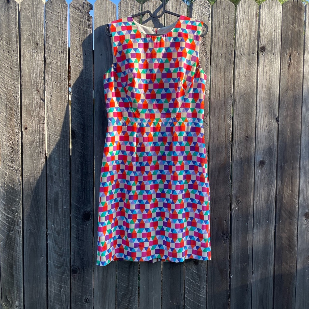 Kate Spade Sleeveless Geometric Dress - Size 6 -